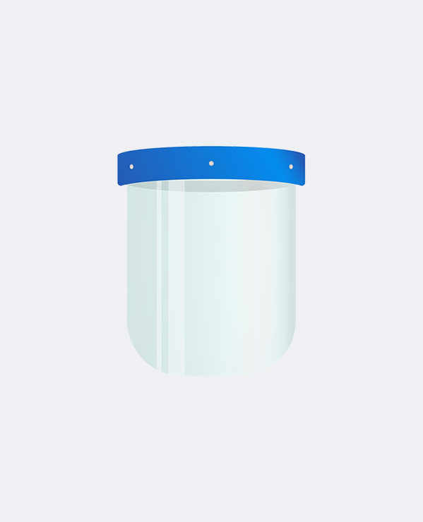 Plastic-face-shield-protection